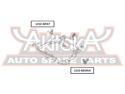 slika 1212-JDFAT Nosač motora prednji Hyindai i30 1.4 16V-1.6 16V-1.6 CRDi-2.0 16V-2.0 CRDI-Kia Ceed 1.6-1.6 CVVT-1.6 CRDI -zamenski rezervni deo